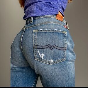 Lucky Jeans Size 10 30 Women’s Vintage Cumberland Sweet N Low Bootcut Distressed